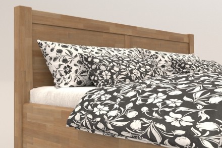 Solidne wykonane masywne łóżko Sion K3 stanie się godną ozdobą Twojej sypialni, wprowadzając do niej przytulność i komfort.