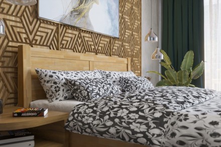 Solidne wykonane masywne łóżko Sion K3 stanie się godną ozdobą Twojej sypialni, wprowadzając do niej przytulność i komfort.