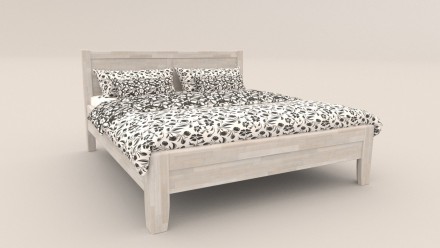 Solidne wykonane masywne łóżko Sion K3 stanie się godną ozdobą Twojej sypialni, wprowadzając do niej przytulność i komfort.