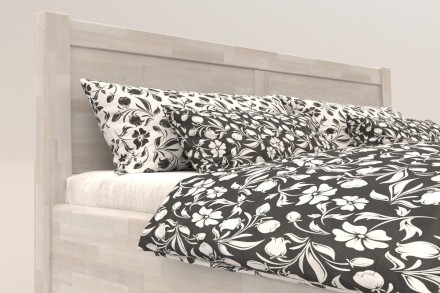 Solidne wykonane masywne łóżko Sion K3 stanie się godną ozdobą Twojej sypialni, wprowadzając do niej przytulność i komfort.