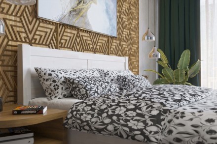 Solidne wykonane masywne łóżko Sion K3 stanie się godną ozdobą Twojej sypialni, wprowadzając do niej przytulność i komfort.