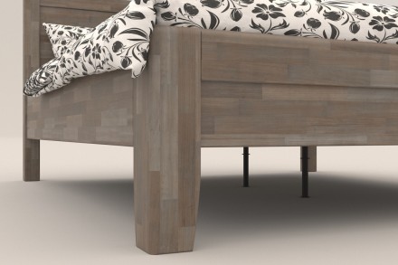 Solidne wykonane masywne łóżko Sion K3 stanie się godną ozdobą Twojej sypialni, wprowadzając do niej przytulność i komfort.