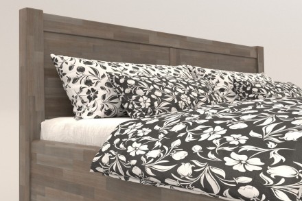 Solidne wykonane masywne łóżko Sion K3 stanie się godną ozdobą Twojej sypialni, wprowadzając do niej przytulność i komfort.