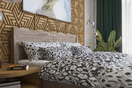 Solidne wykonane masywne łóżko Sion K3 stanie się godną ozdobą Twojej sypialni, wprowadzając do niej przytulność i komfort.