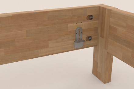 Solidne wykonane masywne łóżko Sion H3 stanie się godną ozdobą Twojej sypialni, wprowadzając do niej przytulność i komfort.