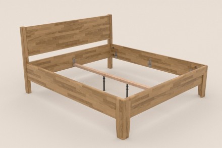 Solidne wykonane masywne łóżko Sion K1 stanie się godną ozdobą Twojej sypialni, wprowadzając do niej przytulność i komfort.