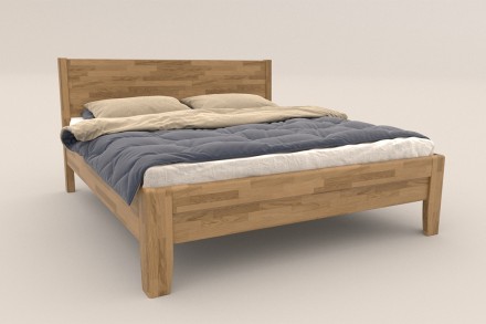 Solidne wykonane masywne łóżko Sion K1 stanie się godną ozdobą Twojej sypialni, wprowadzając do niej przytulność i komfort.