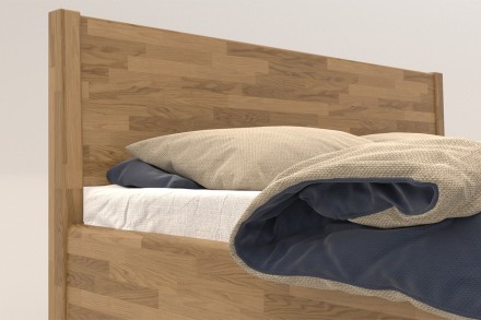 Solidne wykonane masywne łóżko Sion K1 stanie się godną ozdobą Twojej sypialni, wprowadzając do niej przytulność i komfort.