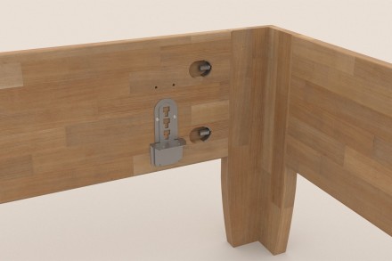 Solidne wykonane masywne łóżko Sion K2 stanie się godną ozdobą Twojej sypialni, wprowadzając do niej przytulność i komfort.