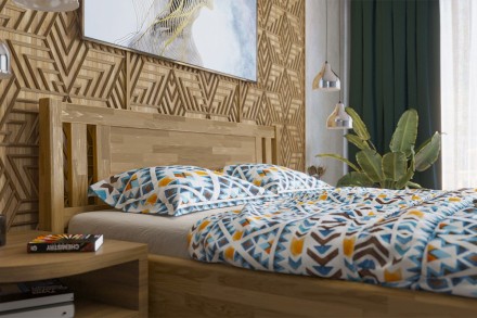 Solidne wykonane masywne łóżko Sion K2 stanie się godną ozdobą Twojej sypialni, wprowadzając do niej przytulność i komfort.