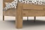 Łożko Celin K3 z zaokrąglonym frontem z kolekcji łożek z litego drewna DlaSpania.