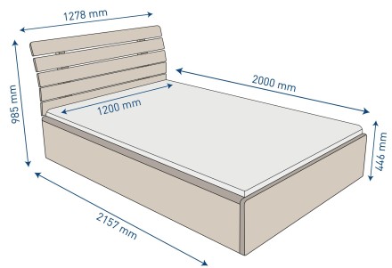 Jeśli kochasz naturę i preferujesz materiały naturalne, to łóżko Levanto idealnie wpasuje się w tę preferencję.