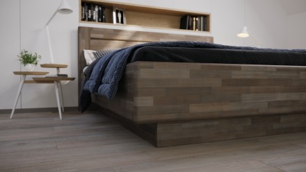 Przedstawiamy połączenie nowoczesnego designu i trwałego rzemiosła w postaci łóżka Siena.