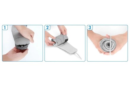 Maska do spania Aerium Zensleep z Bluetooth dla spokojnego snu w domu i w podróży.