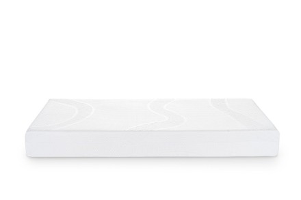 Ergonomicznie ukształtowany pianowy materac Mlily Lilac z technologią chłodzącego żelu.