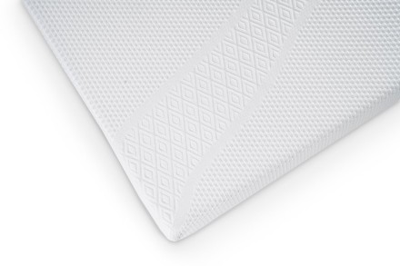 Ergonomicznie ukształtowany pianowy materac Mlily Lilac z technologią chłodzącego żelu.