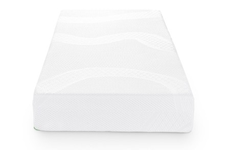 Ergonomicznie ukształtowany pianowy materac Mlily Lilac z technologią chłodzącego żelu.