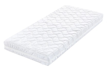 Dwa poziomy twardości - H2 i H4 | Materac piankowy | Wysokość 18 cm | Nośność 135 kg | Gwarancja 2 lata