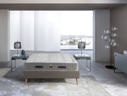 Dwa poziomy twardości - H2, H3 | Materac sprężynowy| Wysokość 25 cm | Nośność 130 kg | Gwarancja 12 lat