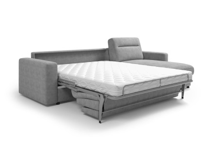Sofa Lugano jest wielozadaniowa, w dzień będzie gustowny miejscem do relaksu, w nocy zagwarantuje komfortowy sen.