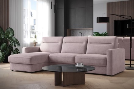 Sofa Lugano jest wielozadaniowa, w dzień będzie gustowny miejscem do relaksu, w nocy zagwarantuje komfortowy sen.