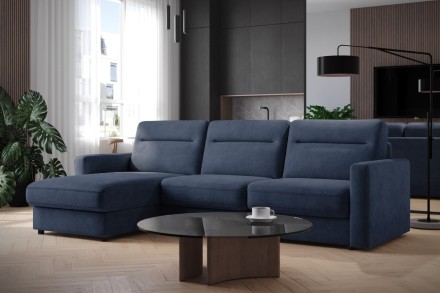 Sofa Lugano jest wielozadaniowa, w dzień będzie gustowny miejscem do relaksu, w nocy zagwarantuje komfortowy sen.