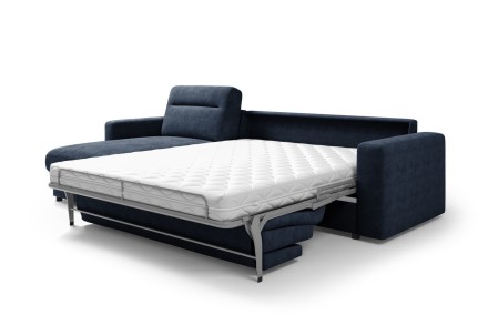 Sofa Lugano jest wielozadaniowa, w dzień będzie gustowny miejscem do relaksu, w nocy zagwarantuje komfortowy sen.