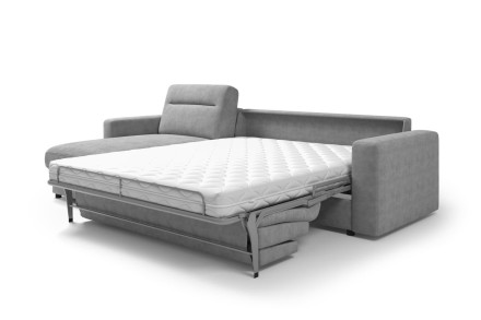 Sofa Lugano jest wielozadaniowa, w dzień będzie gustowny miejscem do relaksu, w nocy zagwarantuje komfortowy sen.