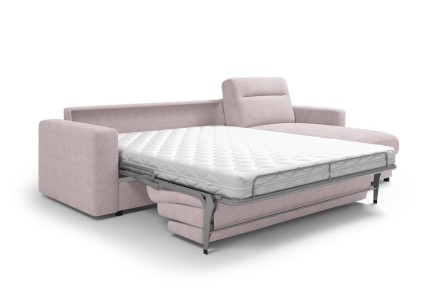 Sofa Lugano jest wielozadaniowa, w dzień będzie gustowny miejscem do relaksu, w nocy zagwarantuje komfortowy sen.