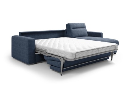 Sofa Lugano jest wielozadaniowa, w dzień będzie gustowny miejscem do relaksu, w nocy zagwarantuje komfortowy sen.