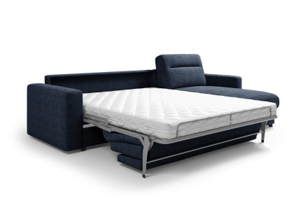 Sofa Lugano jest wielozadaniowa, w dzień będzie gustowny miejscem do relaksu, w nocy zagwarantuje komfortowy sen.