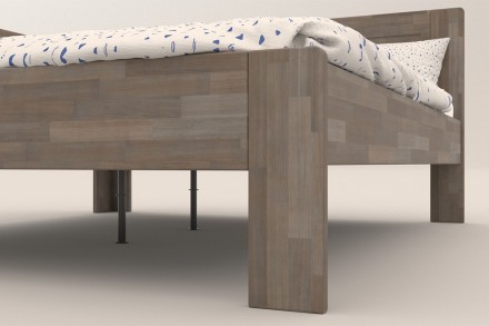 Jednoosobowe łóżko Amien cieszy się dużą popularnością; będzie doskonale pasować zarówno do pokoiku dziecięcego jak i do sypialni. Wspaniały zapach drewna wprowadzi do pomieszczenia cudowną atmosferę, idealną dla snu.