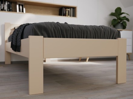 Łóżko z litego drewna bukowego lub dębowego