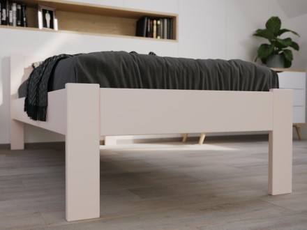 Łóżko z litego drewna bukowego lub dębowego