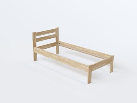 Łóżko z litego drewna bukowego lub dębowego