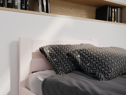 Łóżko z litego drewna bukowego lub dębowego