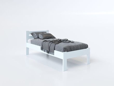 Łóżko z litego drewna bukowego lub dębowego