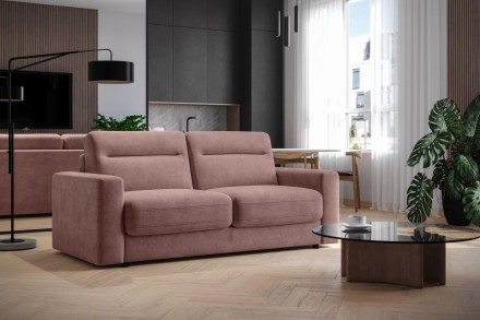 Sofa Lugano jest wielozadaniowa, w dzień będzie gustowny miejscem do relaksu, w nocy zagwarantuje komfortowy sen.