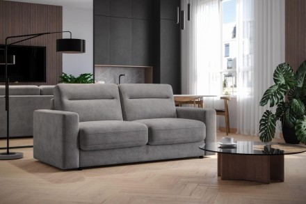 Sofa Lugano jest wielozadaniowa, w dzień będzie gustowny miejscem do relaksu, w nocy zagwarantuje komfortowy sen.