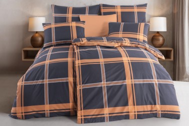 Pościel Theo jest przyjemna w dotyku, doskonale odprowadza wilgoć i prawie się nie gniecie.