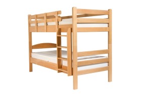 Drewniane łóżko dwupoziomowe Ancona.