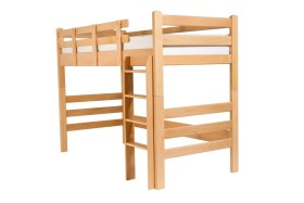 Drewniane łóżko dwupoziomowe Potenza.