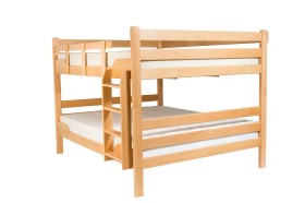 Drewniane łóżko dwupoziomowe Ravenna. 