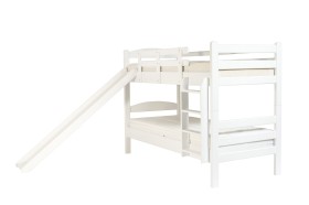 Wysokiej jakości drewniane łóżko piętrowe Sanremo wykonane jest z drewna dębowego.
