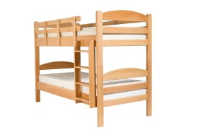 Drewniane łóżko dwupoziomowe Tarent.
