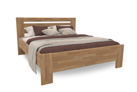Łóżko z litego drewna o tradycyjnym designie