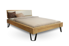 Łóżko z litego drewna o nowoczesnym designie