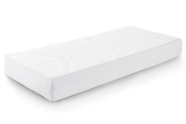 Ergonomicznie ukształtowany pianowy materac Mlily Lilac z technologią chłodzącego żelu.