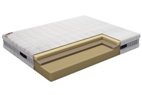 Materac z piany pamięciowej z jedwabistym kaszmirem Cashmere Plus 3.0, 120x200 cm Szukasz wyjątkowego i wygodnego materaca? Materac Cashmere Plus 3.0 spełni wszystkie Twoje oczekiwania.