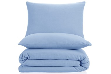 Muślinowa pościel ze 100% bawełny dla maksymalnego komfortu i spokojnego snu